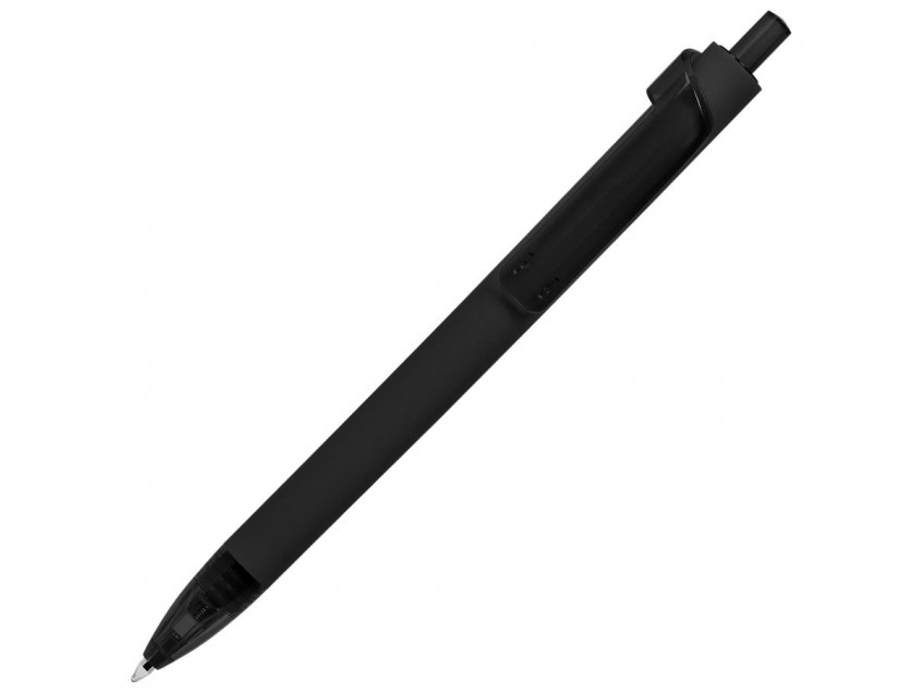 Ручка шариковая FORTE SOFT, покрытие soft touch, Черный