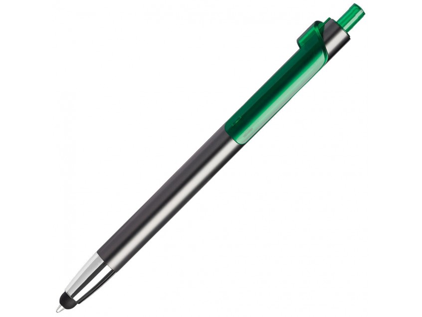 Ручка шариковая со стилусом PIANO TOUCH, Зеленый