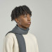 Шарф вязаный  WIND SCARF-S, темно-серый