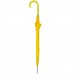 Зонт-трость с пластиковой ручкой, механический, Желтый