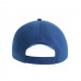 Бейсболка FIJI, 5 клиньев, 100 % переработанный полиэстер, липучка, синий, Синий