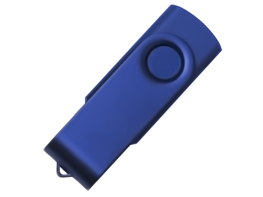 USB flash-карта DOT (16Гб), синий, 5,8х2х1,1см, пластик, металл