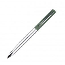 Ручка шариковая CLIPPER, покрытие soft touch, Зеленый