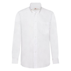 Рубашка мужская LONG SLEEVE OXFORD SHIRT 130, Белый