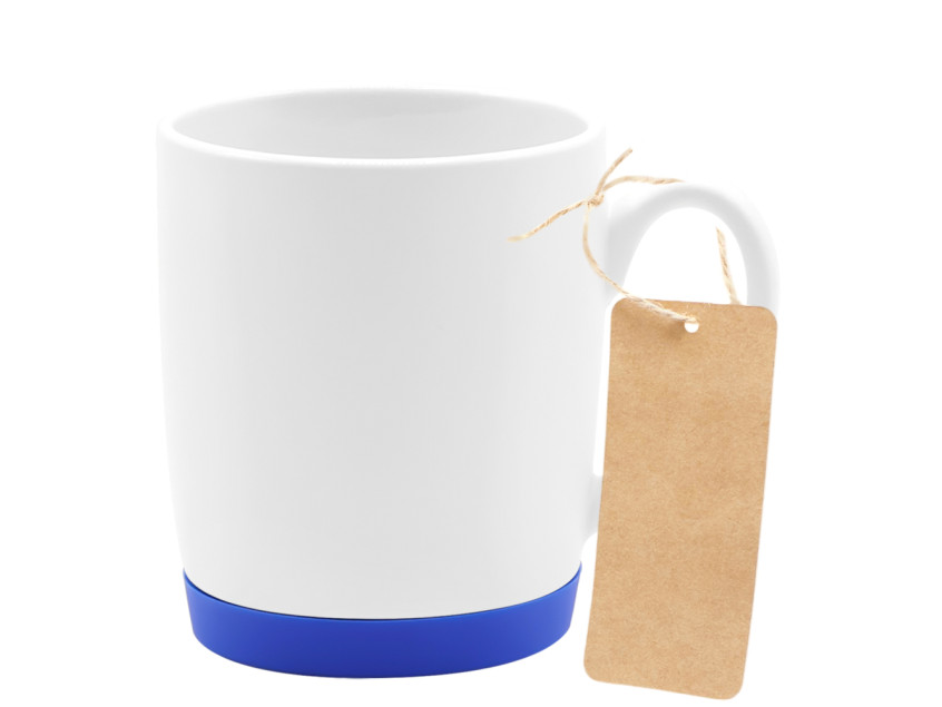 Кружка Make Me To Go, белая/синяя_с_биркой