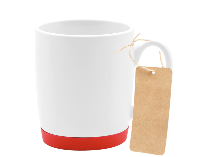 Кружка Make Me To Go, белая/красная_с_биркой