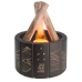 Светодиодный USB увлажнитель-аромадиффузор Bonfire с пультом Д/У, чёрный