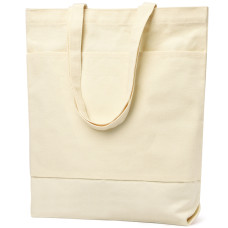 Сумка для покупок JETTA с карманами 325 г/м², натуральная