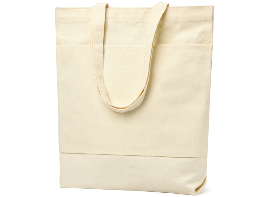 Сумка для покупок JETTA с карманами 325 г/м², натуральная