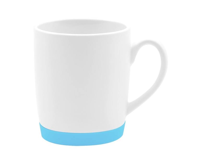 Кружка Make Me To Go, белая/голубая