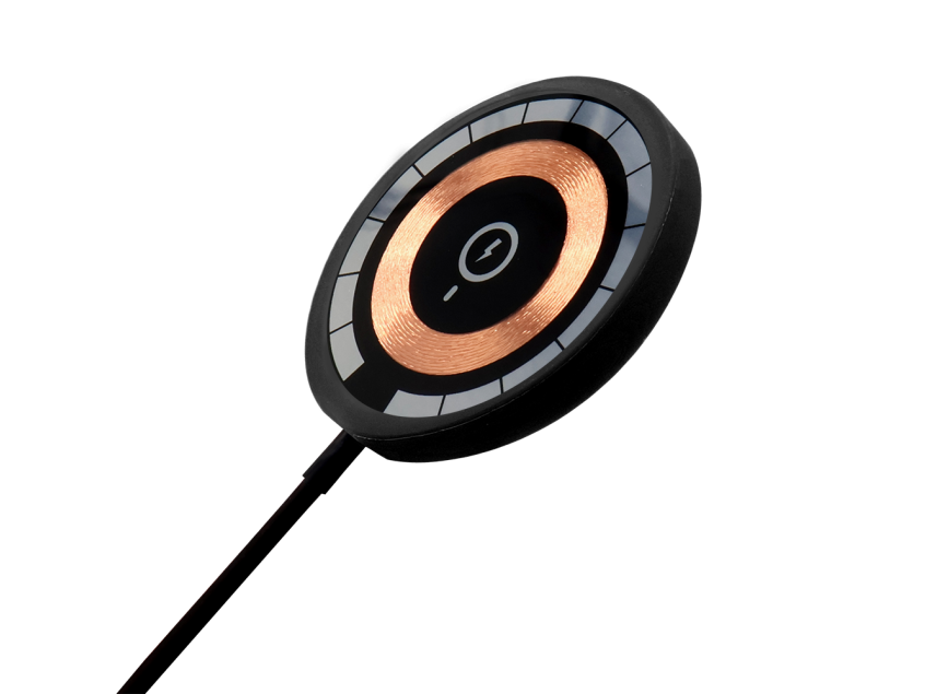 Беспроводное магнитное зарядное устройство Aphia 15W To Go, черный/черный