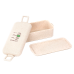 Ланчбокс (контейнер для еды) Bricker из пшеничного волокна, бежевый