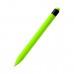 Ручка пластиковая с текстильной вставкой Kan, зеленый