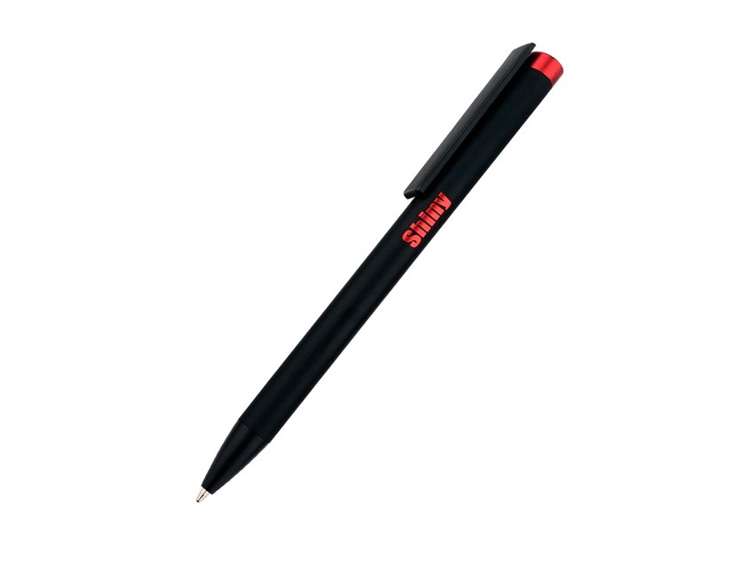 Ручка металлическая Slice Soft, красный