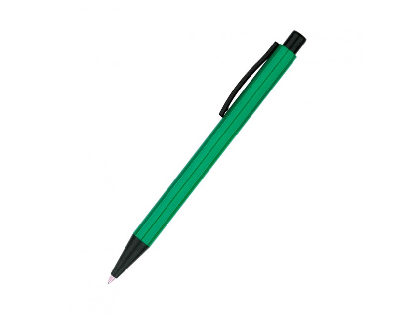 Ручка металлическая Deli, зеленый