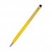 Ручка металлическая Dallas Touch, желтый