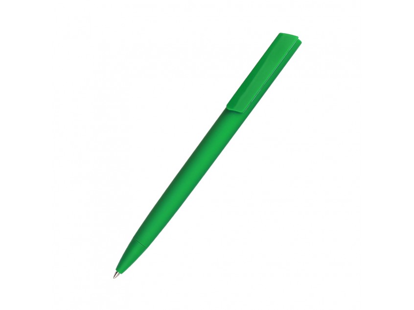 Ручка шариковая Lavy софт-тач, зеленый