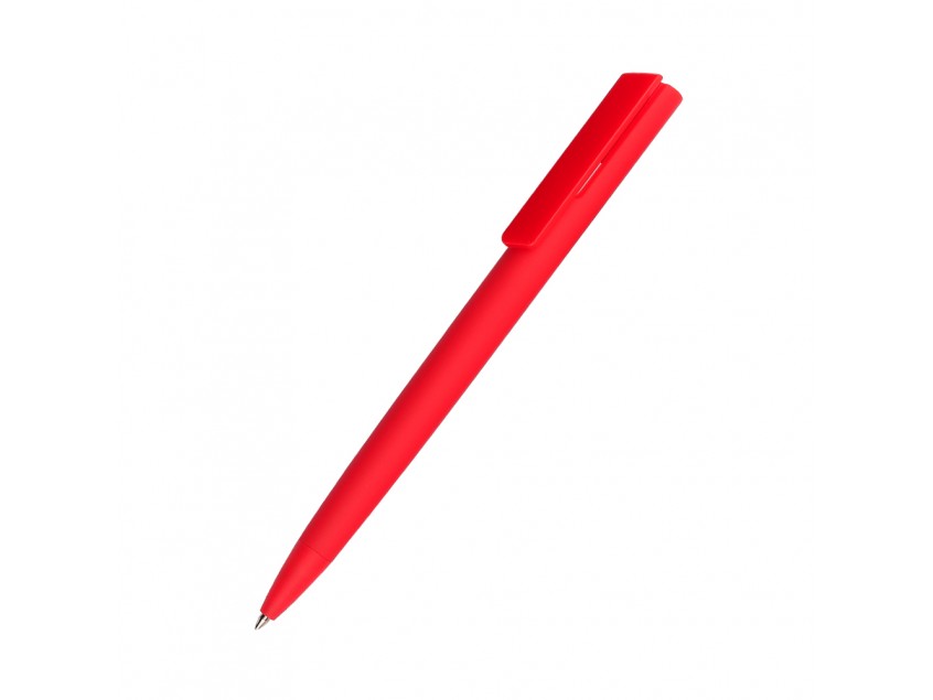 Ручка шариковая Lavy софт-тач, красный