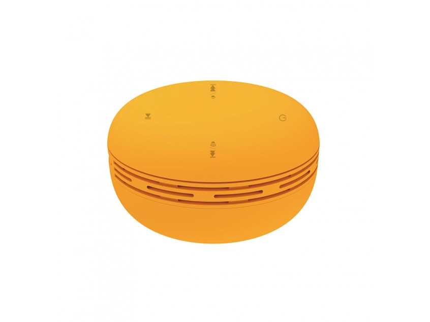 Беспроводная Bluetooth колонка Burger Inpods TWS софт-тач, оранжевый