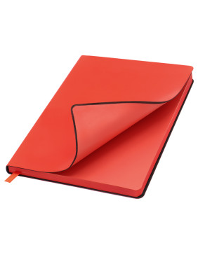 Блокнот A5 Beam в мягком переплёте, красный