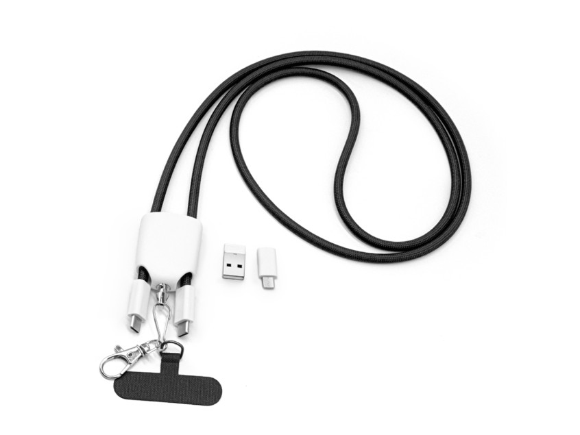 Кабель - ланьярд МультиЛинк 66 Вт, черный