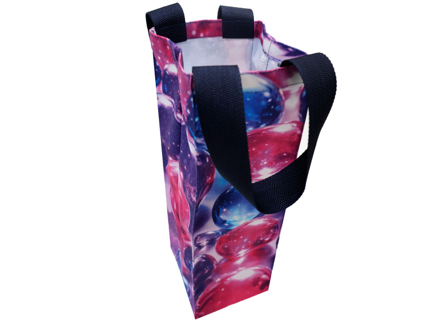 Сумка-шоппер для вина Мод с полноцветной печатью