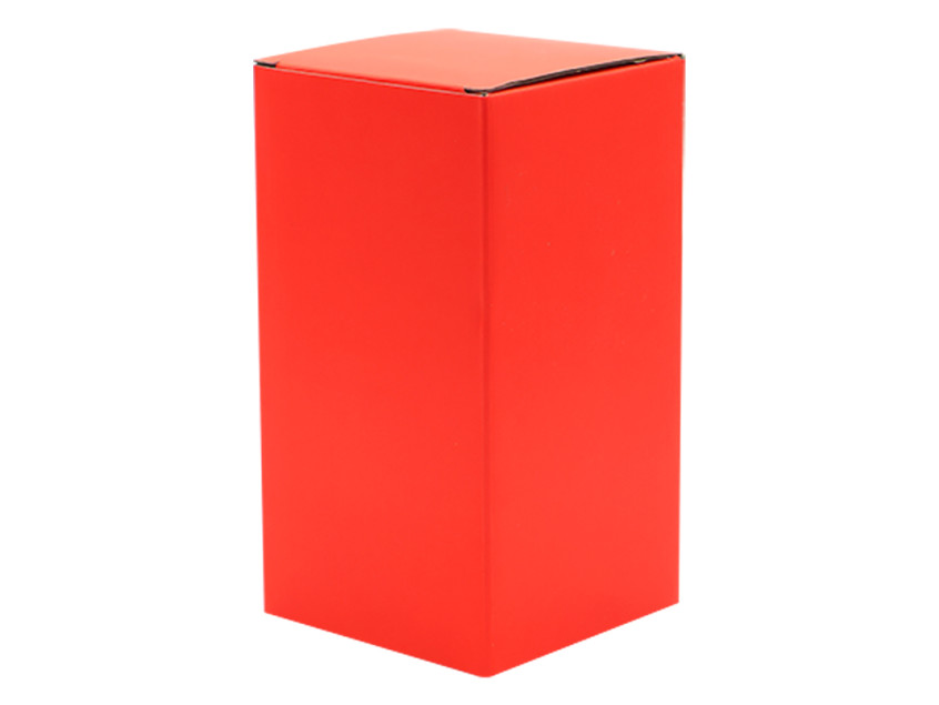 Коробка глянцевая для термокружки Surprise, красная