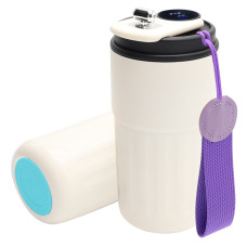 Термокружка Ashly To Go, белая/фиолетовая/бирюзовая
