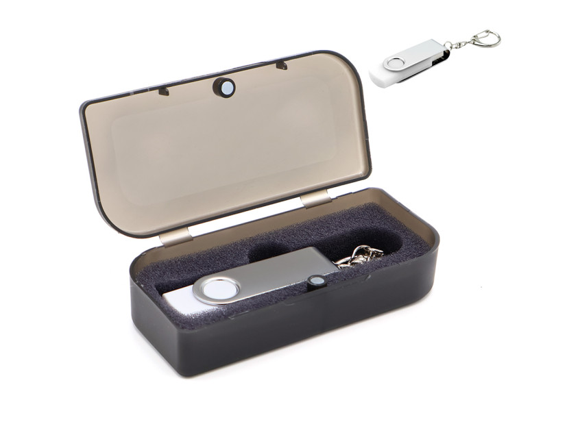 Флешка Twist 16 Гб в футляре, белая