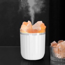 Светодиодный арома-увлажнитель с кристаллами соли Crystal Fog, белый
