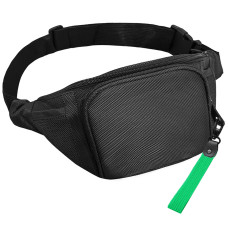 Поясная сумка SPLIT TO GO, Чёрный/Зелёный Поясная сумка SPLIT TO GO, Чёрный/Зелёный