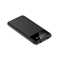 Внешний аккумулятор Dorado 10 000 mAh с фонариком, черный