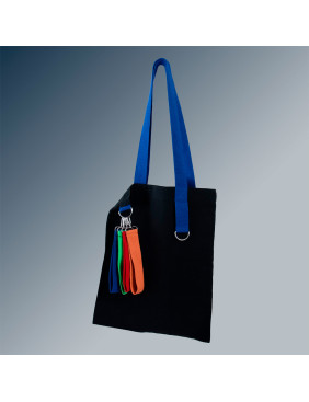 Сумка для покупок Black GLOW 325 г/м² с ремувкой, синяя/синяя