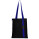 Сумка для покупок Black GLOW 325 г/м² с ремувкой, синяя