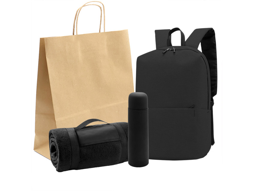 Подарочный набор FOR PICNIC, чёрный