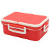 Ланчбокс (контейнер для еды) Inar из пшеничного волокна, красный.