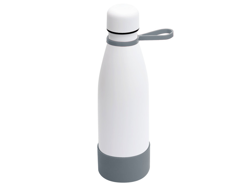 Термобутылка герметичная вакуумная Olivia To Go, белый/серый