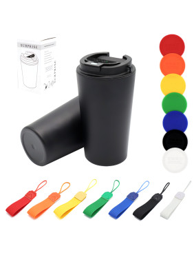 Накладка силиконовая для термокружки Surprise, синий