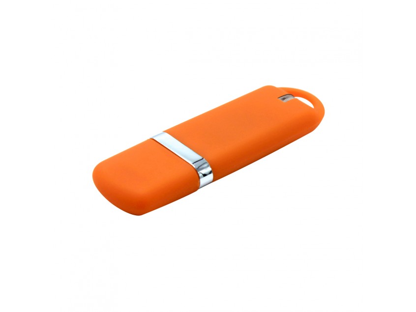 Флешка “Shape” с покрытием Софт Тач 16 GB, оранжевый