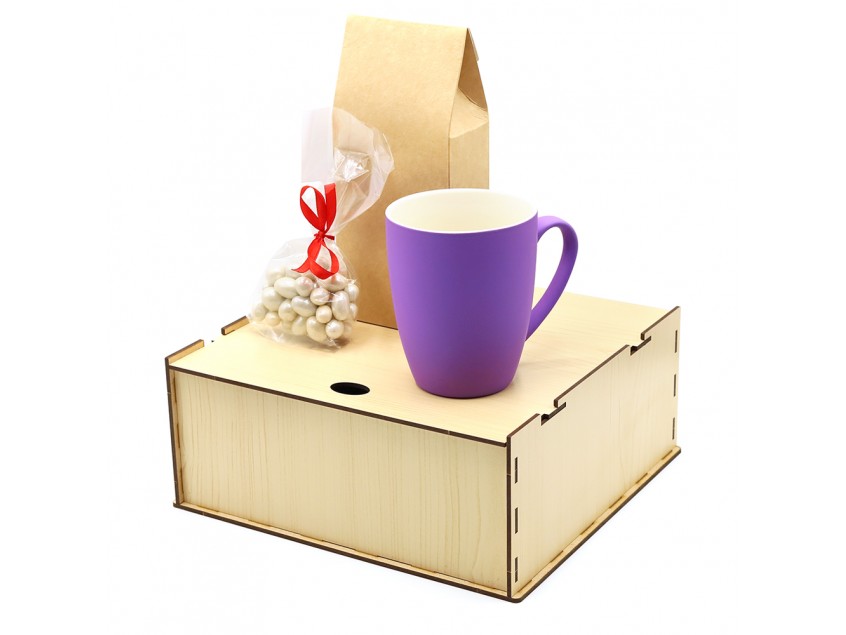 Подарочный набор Родни, фиолетовый (черный чай)
