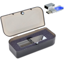 Флешка Moon 16 Гб в футляре, синий Флешка Moon 16 Гб в футляре, синий