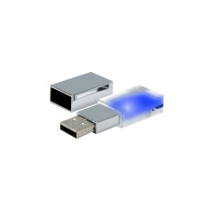 Флешка Moon 16 Гб в футляре, синий Флешка Moon 16 Гб в футляре, синий