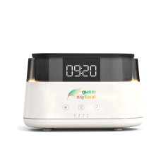 Светодиодный USB увлажнитель-ароматизатор Brava с часами с RGB подсветкой