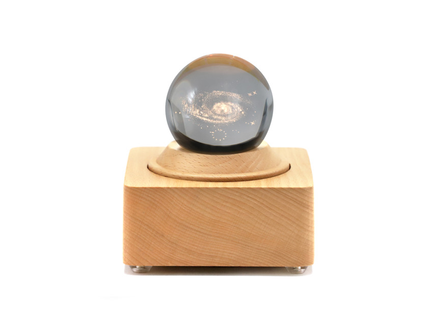 Интерьерная лампа с колонкой и функцией проекторного освещения Univero