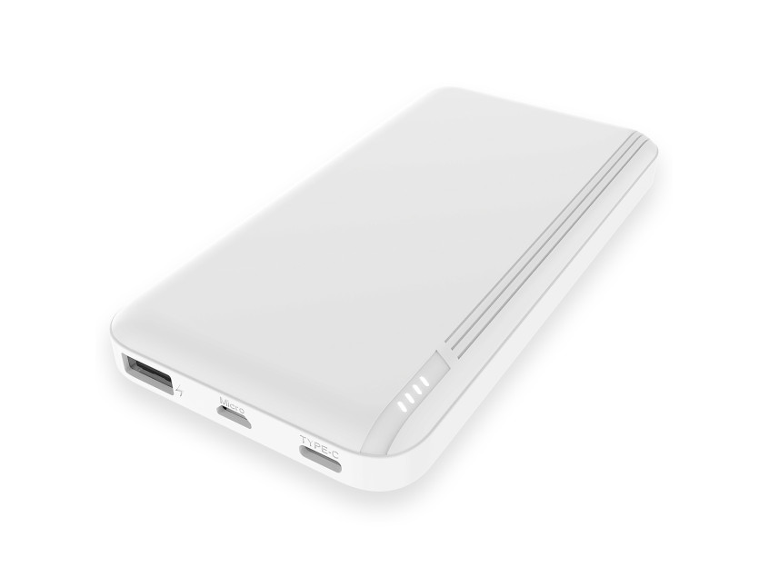 Внешний аккумулятор Optima, 10000 Mah, белый