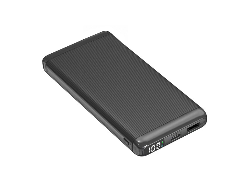 Внешний аккумулятор Orvex c быстрой зарядкой (до 22,5W), 10000 mAh, черный
