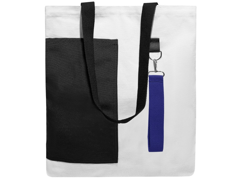 Сумка для покупок BANSHEE TO GO 325 г/м², чёрная/синяя