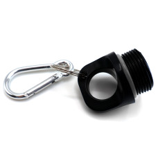 Бутылка пластиковая для воды Clipster, чёрный