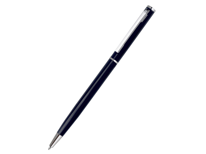 Ручка металлическая Альдора, тёмно-синий