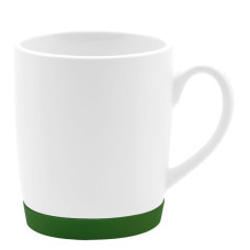 Кружка Make Me To Go, белая/бутылочно-зелёная